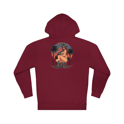 Gun Girl Beach Hoodie