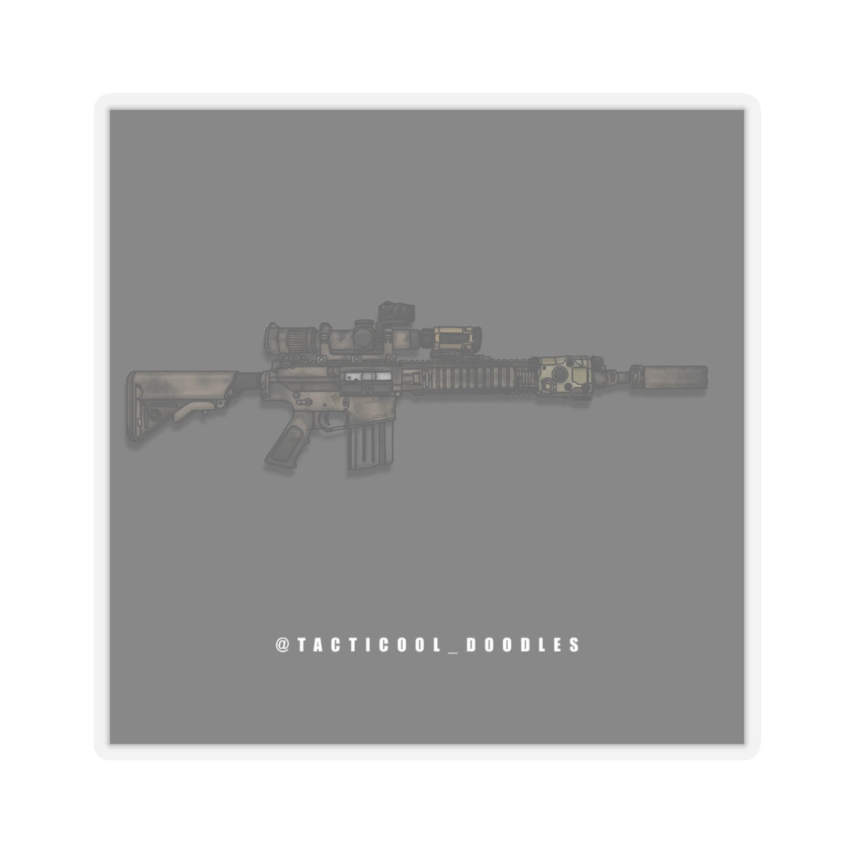 SR-25 by @Tacticool_Doodles Slap