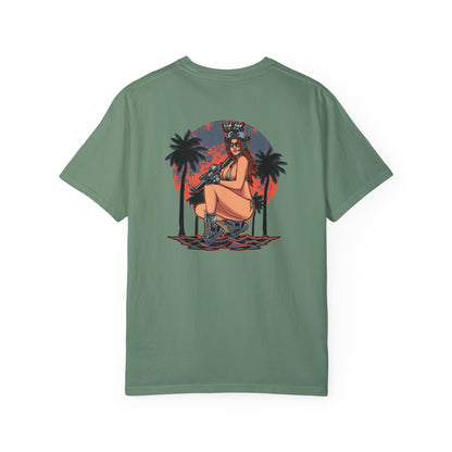 Gun Girl Beach T-Shirt