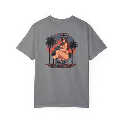 Gun Girl Beach T-Shirt