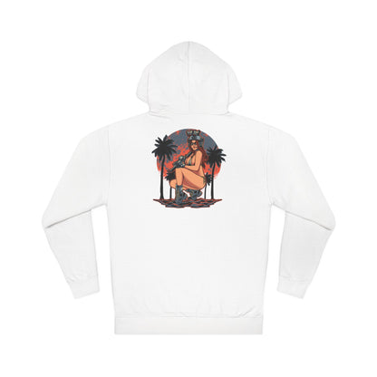 Gun Girl Beach Hoodie