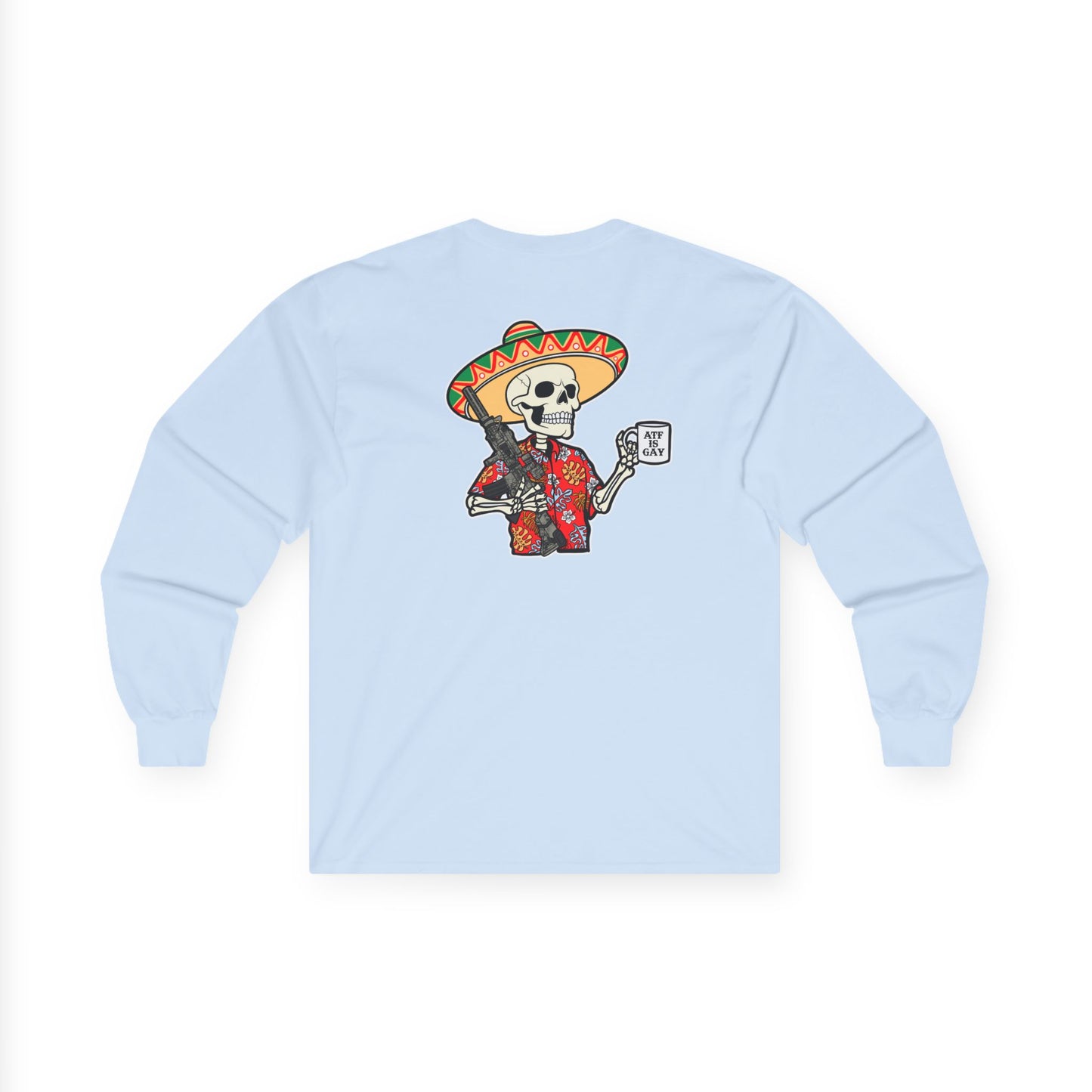 MK18 ATF is Gay Skeleton Long Sleeve T-Shirt