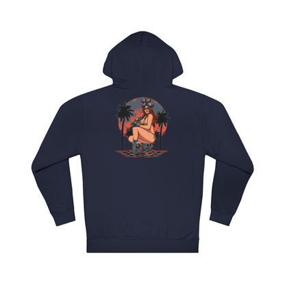 Gun Girl Beach Hoodie