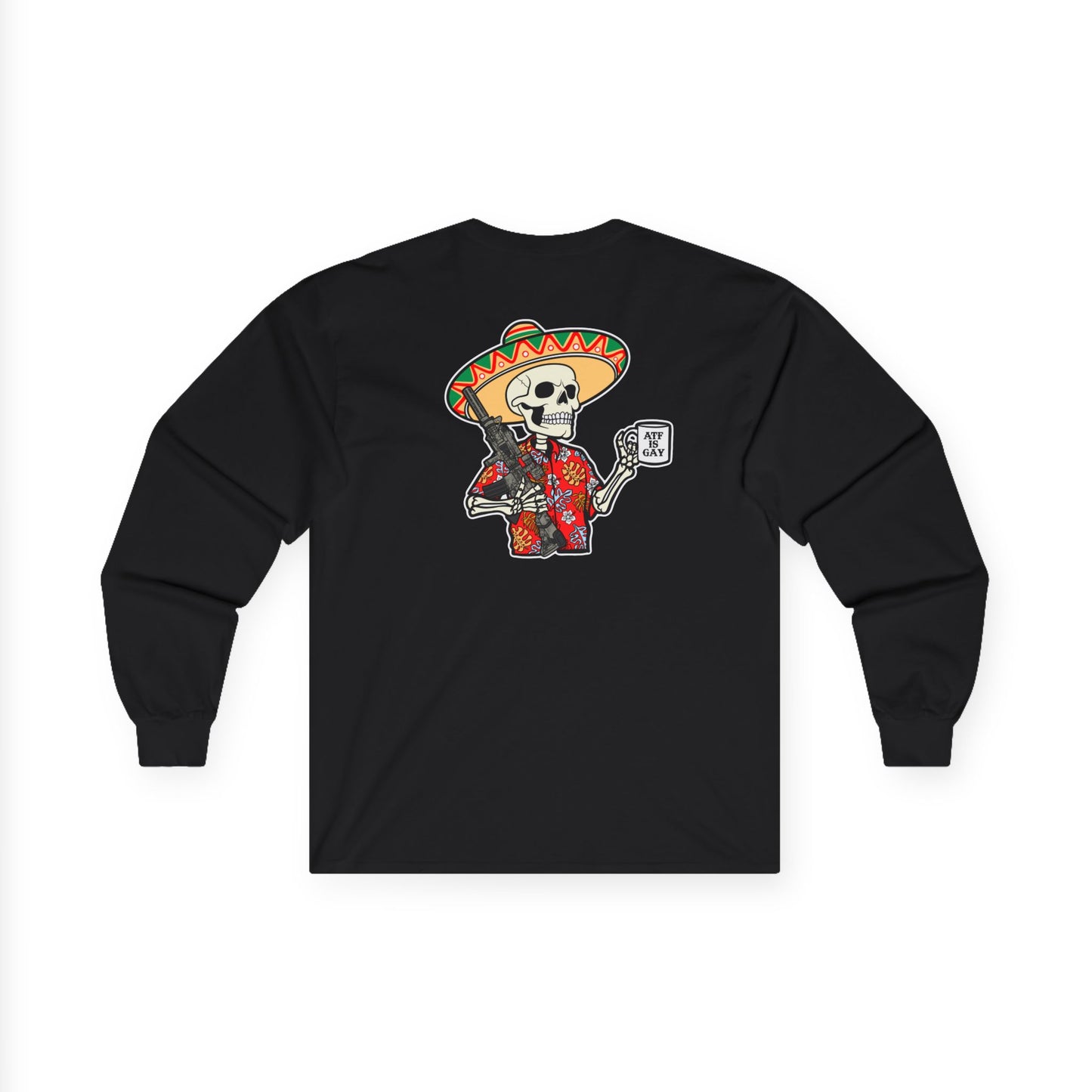 MK18 ATF is Gay Skeleton Long Sleeve T-Shirt