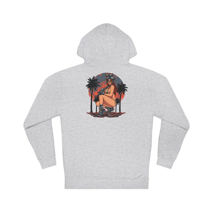 Gun Girl Beach Hoodie