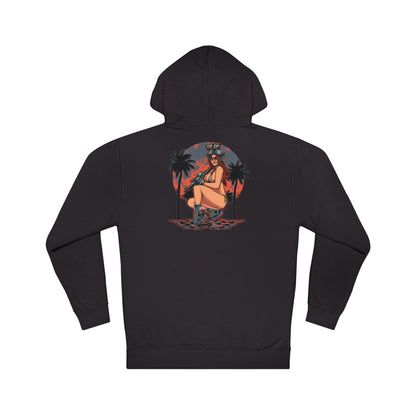 Gun Girl Beach Hoodie