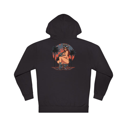 Gun Girl Beach Hoodie