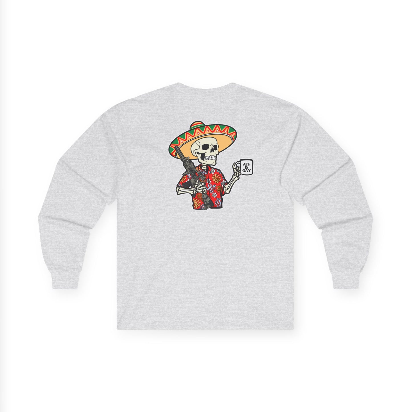 MK18 ATF is Gay Skeleton Long Sleeve T-Shirt